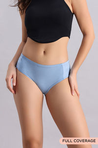 Zivame Shimmering Secrets Regular Rise Full Coverage Hipster Panty - Endless Sky — thumbnail 1